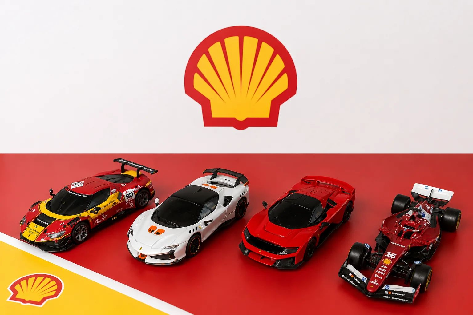 Vuelven los Ferrari de Colección a estaciones de servicios Shell con cuatro nuevos modelos