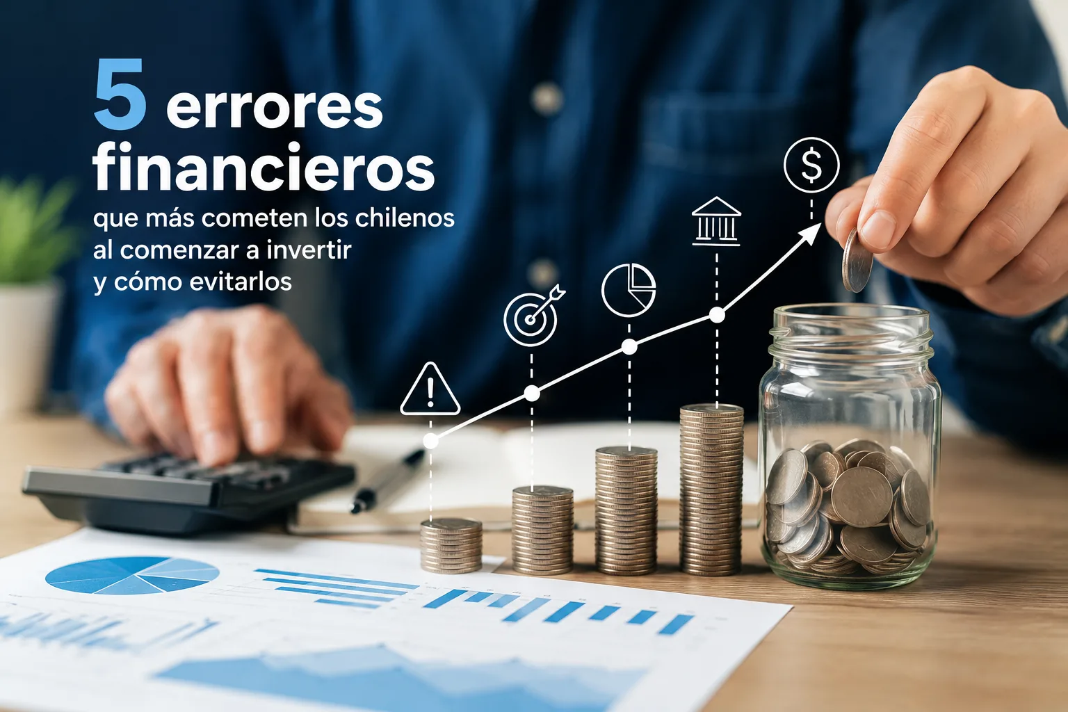 Los 5 errores financieros que más cometen los chilenos al comenzar a invertir y cómo evitarlos