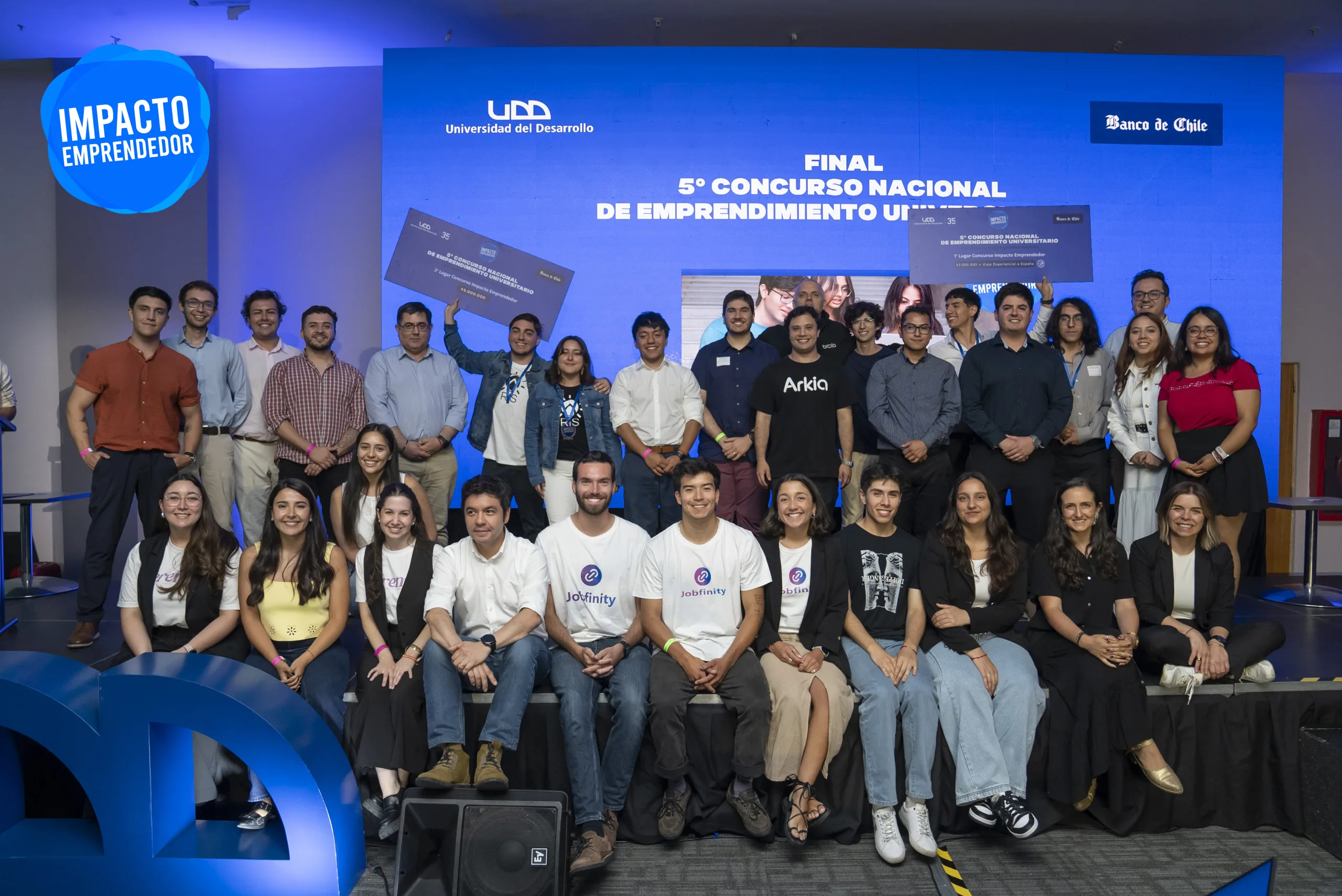 UDD y Banco de Chile lanzan convocatorias para los concursos nacionales Impacto Emprendedor Escolar y Universitario