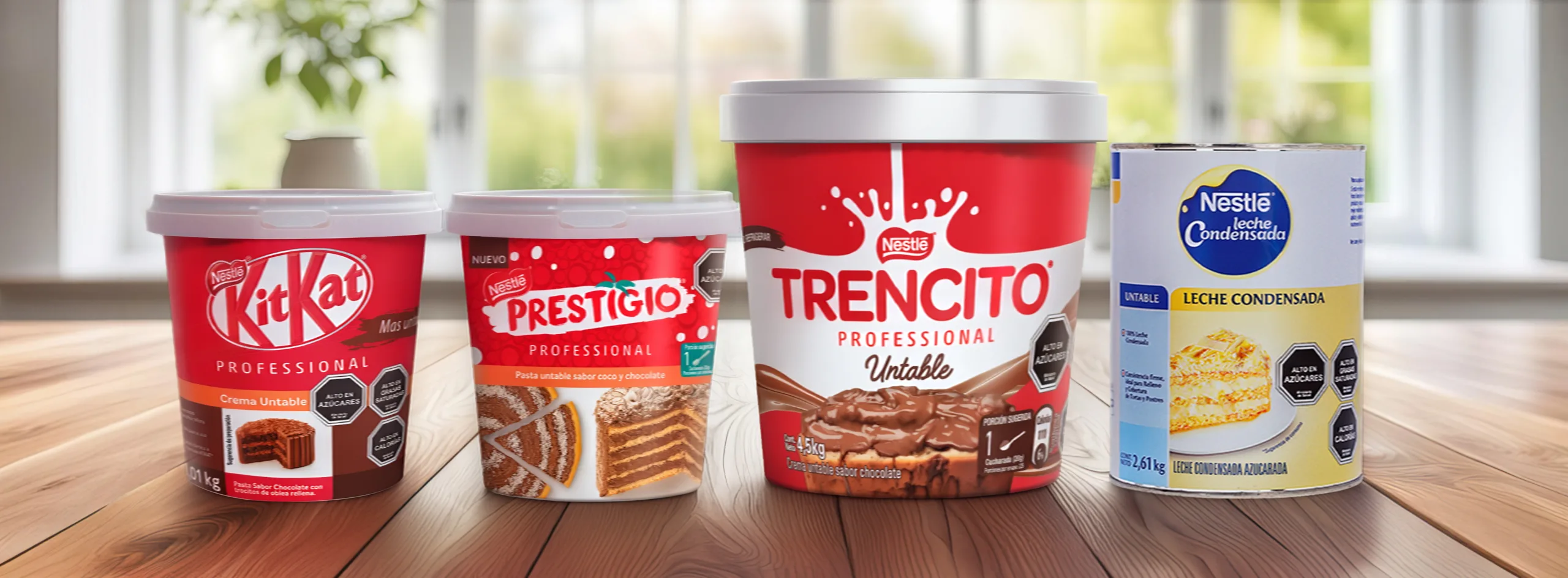 Untables Nestlé Professional para cafeterías y pastelerías