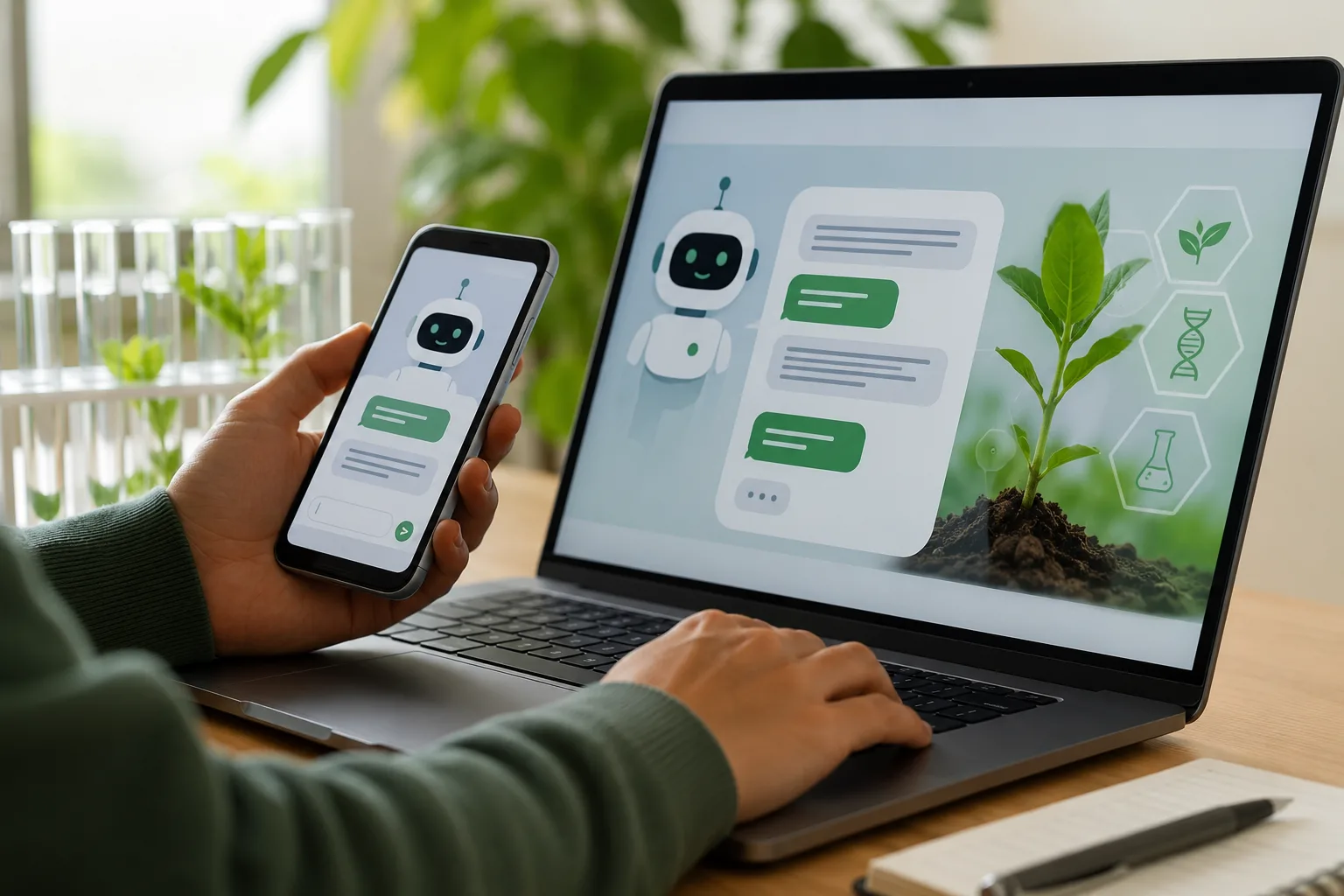 Más de mil consultas en un año: chatbot de ChileBio se consolida como una herramienta educativa para aprender sobre biotecnología agrícola