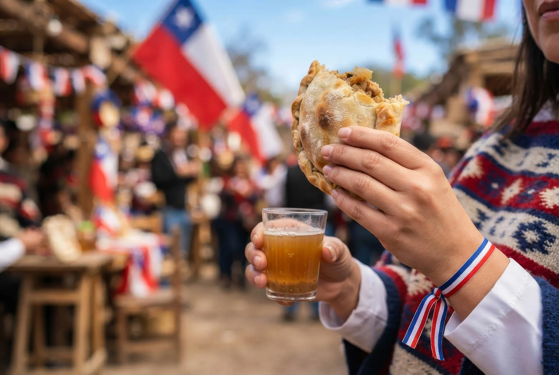 Empanada en una mano, terremoto en la otra: así se viene el 18 según la quinta Radiografía del Consumo de Alcohol en Fiestas Patrias