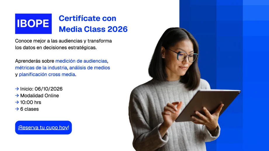 Media Class 2026: Conviértete en Referente de las Audiencias y Convierte los Datos en Decisiones Estratégicas