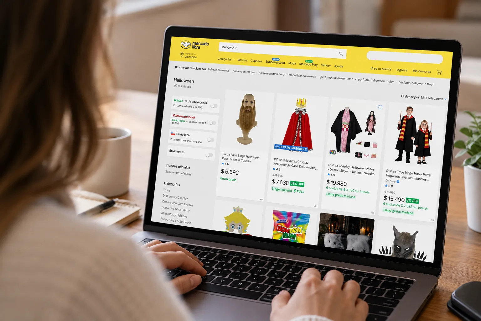 Halloween a última hora: ventas de disfraces en Mercado Libre crecen más de 35% y los dinosaurios se toman las preferencias